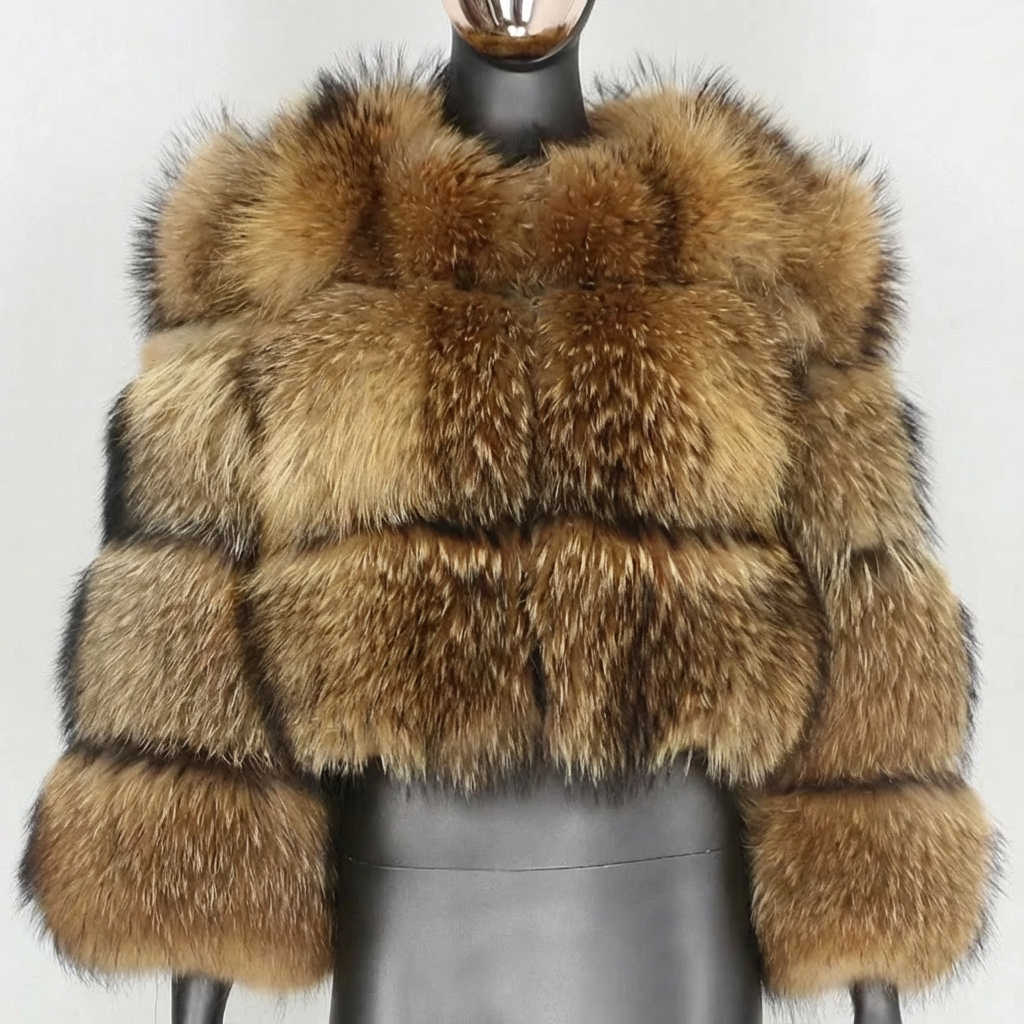 Women's Fur Coat Artificial Mink Splicing Jacket Fake Fur Mixed Skin Chinese Manufacturer Wholesale Price Fashionable Outerwear